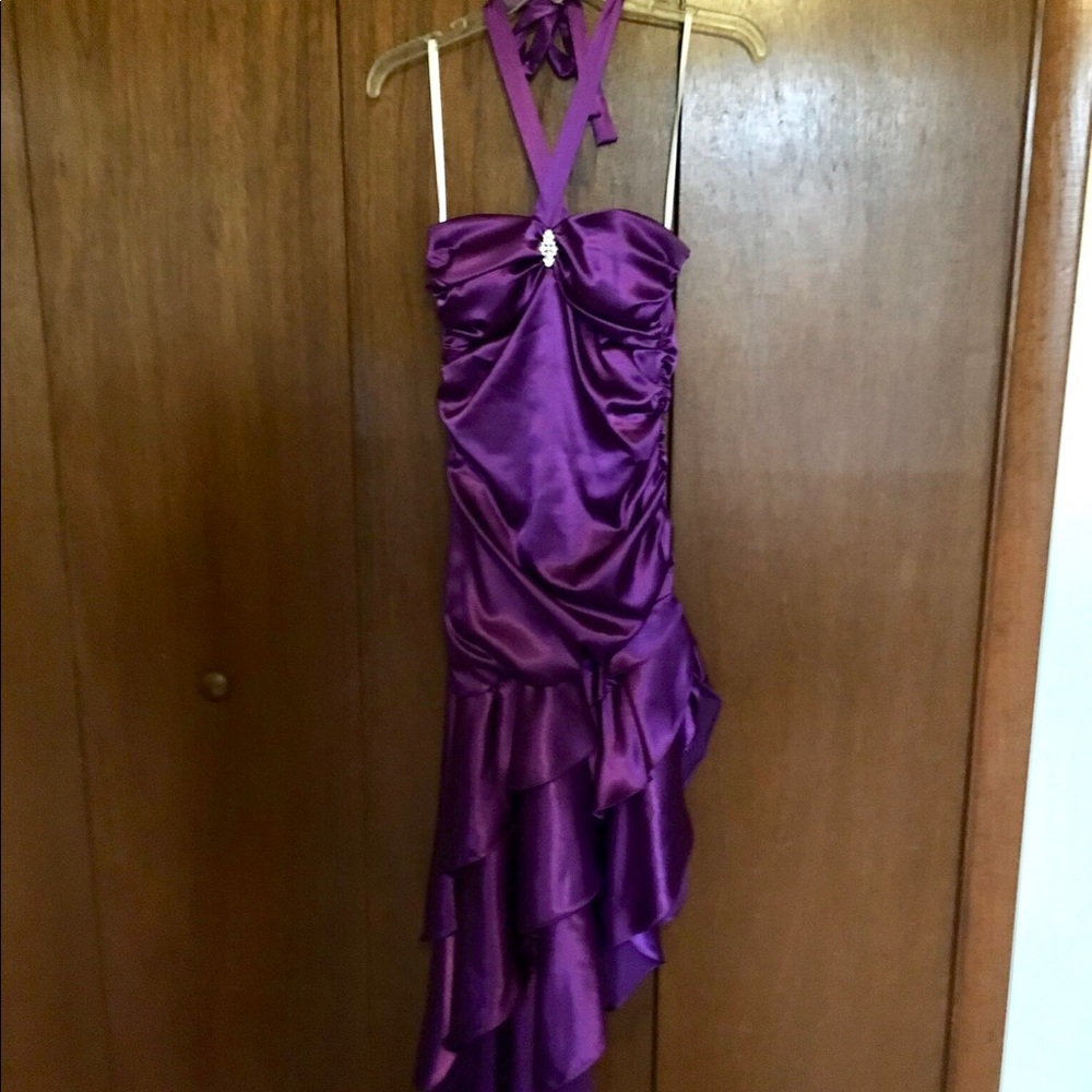 Purple homecoming dress